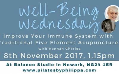 8th November 2017 Wellbeing Wednesday – Five Element Acupuncture