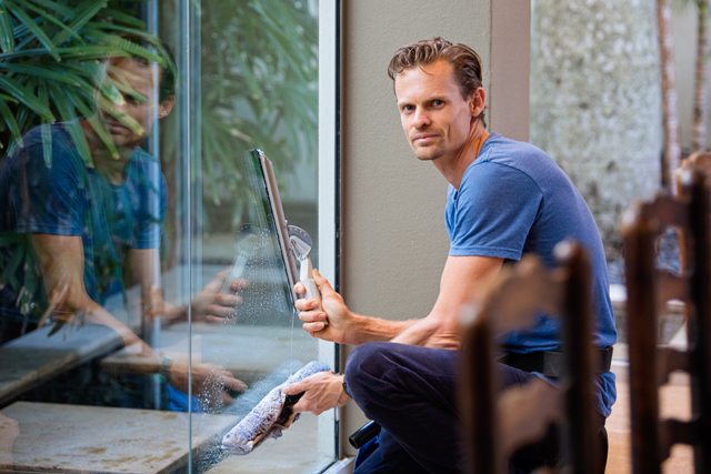 man cleaning - Photo by Nathan Cowley from Pexels